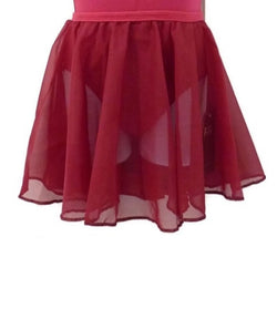 ISTD Chiffon circular ballet skirt in plum