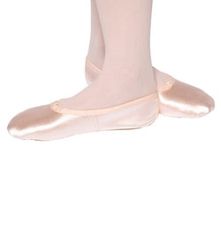 Full Sole Satin Ballet Shoe in Pink