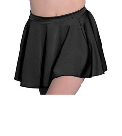 Black circular dance skirt 